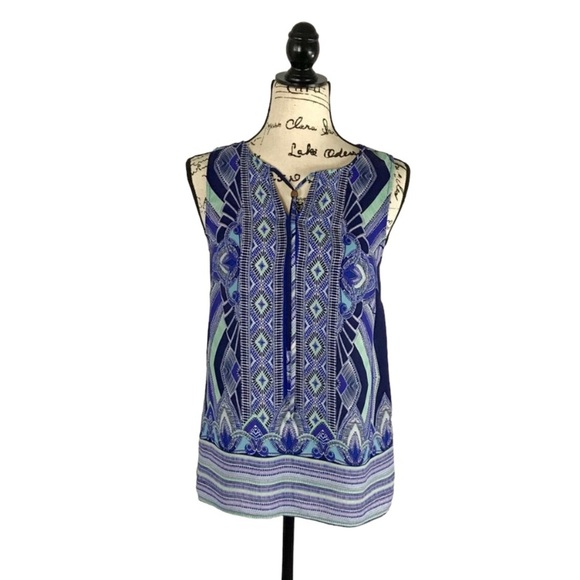 Tops - Tribal Print Sleeveless top